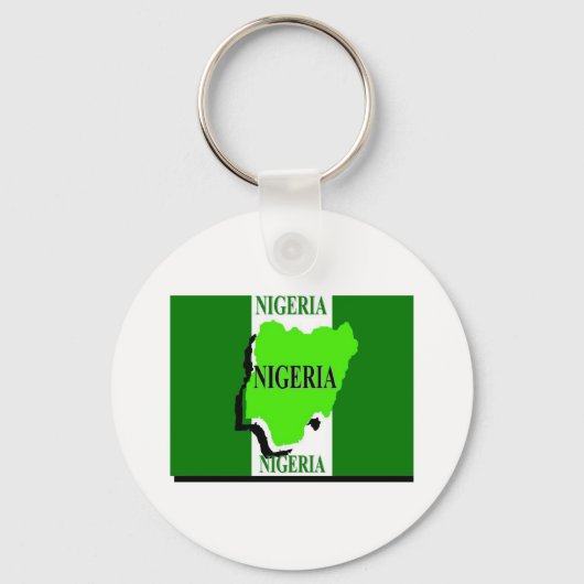Nigeria Sleutelhanger (Voorkant)
