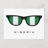 Nigeria sorteert aangepaste tekst en kleuren brief briefkaart (Voorkant)