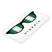Nigeria sorteert aangepaste tekst en kleurenmagnee magneet (Linkerzijde)