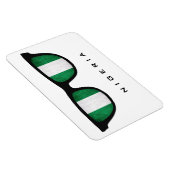 Nigeria sorteert aangepaste tekst en kleurenmagnee magneet (Rechterzijde)