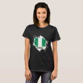 Nigeria Splash T-shirt (Voorkant volledig)