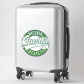 Nigeria Sport Atletiek logo Sticker (Koffer)