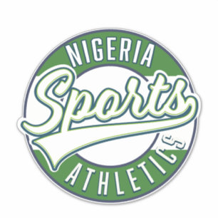 Nigeria Sport Atletiek logo Sticker