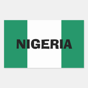 Nigeria* Sticker van de vlag