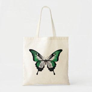 Nigeria Swallowtail Vlinder Vlag Tote Bag