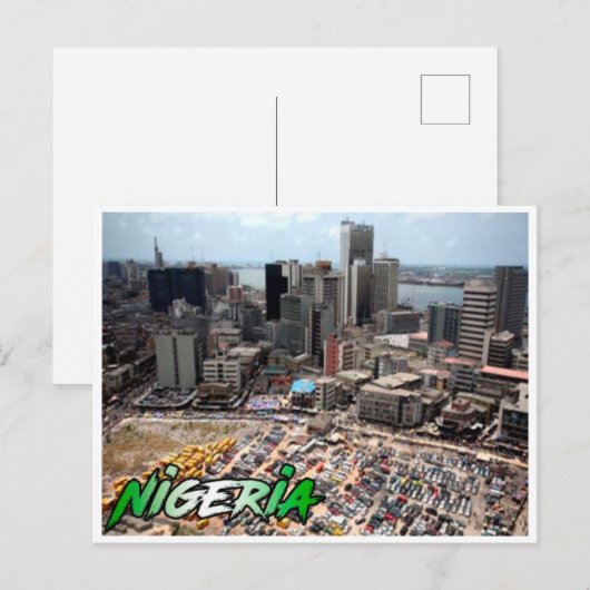 Nigeria Vakantie Briefkaart (Voorkant / Achterkant)