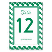 NIGERIA VLAG Banket Viering Huwelijk Modern Kaart (Achterkant)