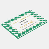 NIGERIA VLAG Christelijke Schrift Nigeriaanse brui Gastenboek (Hoek)