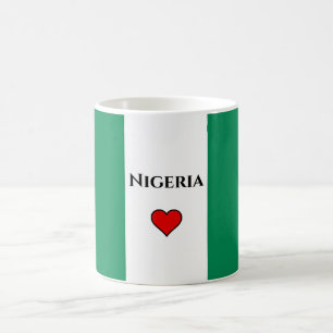 Nigeria Vlag Classic Mok, 11 oz Koffiemok
