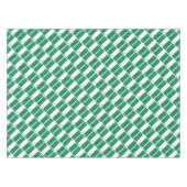 NIGERIA Vlag Kaart Stijlvolle Patriottische Geomet Tafelkleed (Voorkant (Horizontaal))