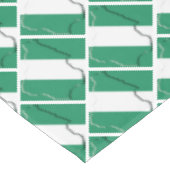 NIGERIA Vlag Kaart Stijlvolle Patriottische Geomet Tafelkleed (Gekanteld)