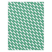 NIGERIA Vlag Kaart Stijlvolle Patriottische Geomet Tafelkleed (Voorkant)