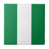 Nigeria Vlag keramische Tegel Tegeltje (Voorkant)