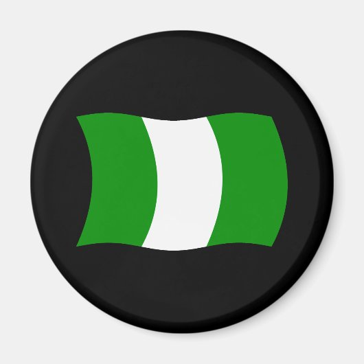 Nigeria Vlag Magneet (Voorkant)