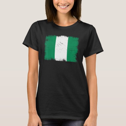  Nigeria Vlag Nigeriaanse Onafhankelijkheidsdag T-shirt (Voorkant)