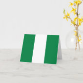 Nigeria Vlag Notitiekaart (Gele Bloem)