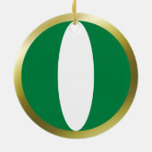 Nigeria Vlag Ornament (Achterkant)