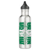 Nigeria vlag prachtig patriottisch waterfles (Rechts)