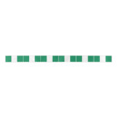 Nigeria Vlag Satijnen Lint (Voorkant)