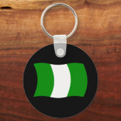Nigeria Vlag Sleutelhanger (Voorkant)