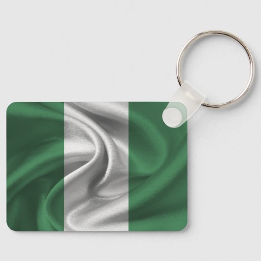 Nigeria Vlag Sleutelhanger (Voorkant)