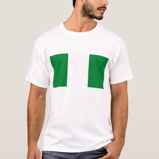 Nigeria Vlag T-shirt (Voorkant)