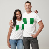 Nigeria Vlag T-shirt (Unisex)
