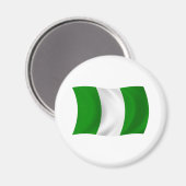 Nigeria Vlagmagneet Magneet (Voorkant / Achterkant)