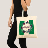 NIGERIA WEDDING WELCOME Floral Tote Bag (Voorkant (product))