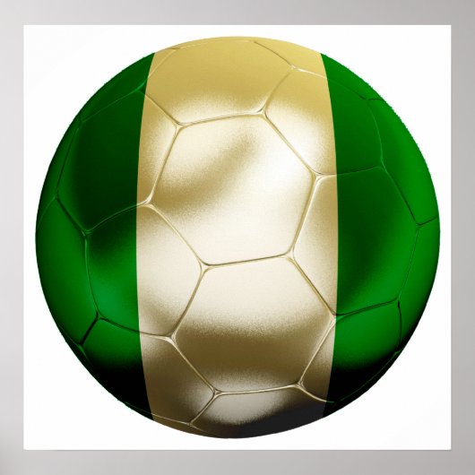 Nigeria Wereld Poster (Voorkant)