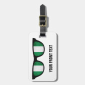 Nigeriaans aangepast bagagelabel (Voorkant verticaal)