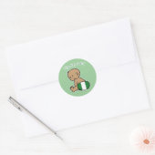 Nigeriaans Baby Ronde Sticker (Envelop)