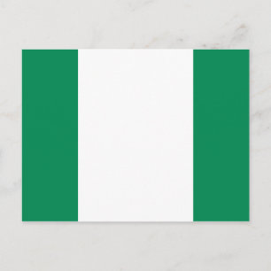 Nigeriaans Briefkaart van de vlag