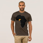 Nigeriaans hart van Afrika T-shirt (Voorkant volledig)