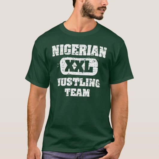 Nigeriaans knuffelteam t-shirt (Voorkant)