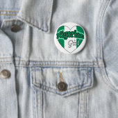 Nigeriaans meisje ronde button 5,7 cm (In situ)