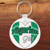 Nigeriaans meisje sleutelhanger (Voorkant)