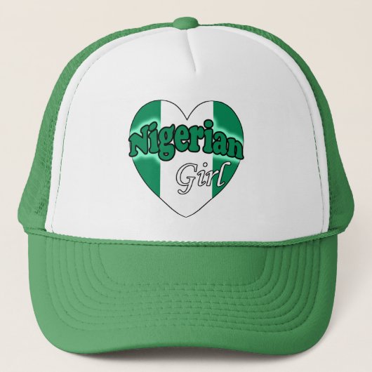 Nigeriaans meisje trucker pet (Voorkant)