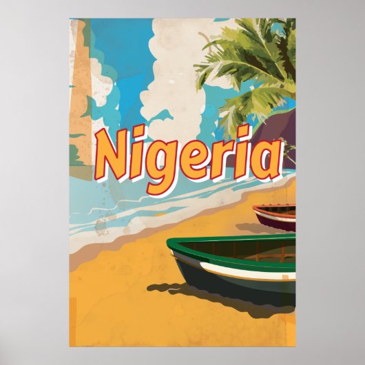 Nigeriaans Poster van vakantie (Voorkant)