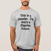 Nigeriaans prinseskostuum t-shirt (Voorkant)