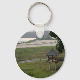 Nigeriaans Uitzicht Sleutelhanger