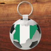 Nigeriaans voetbal sleutelhanger (Voorkant)