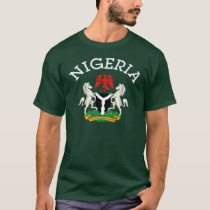 Nigeriaans wapenschild t-shirt