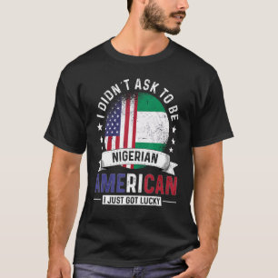 Nigeriaanse Amerikaanse landen vlaggen trots Niger T-shirt