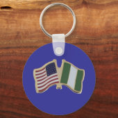 Nigeriaanse Amerikaanse merg Sleutelhanger (Voorkant)