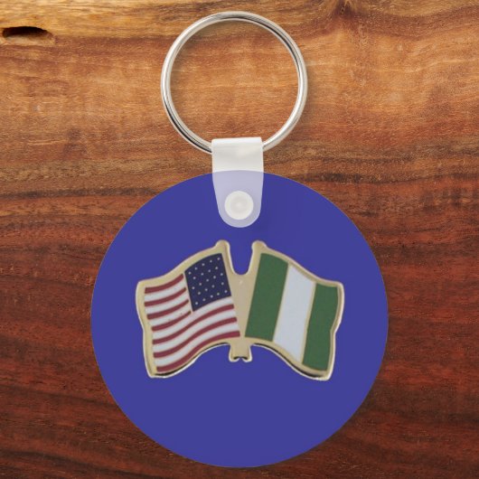 Nigeriaanse Amerikaanse merg Sleutelhanger (Voorkant)