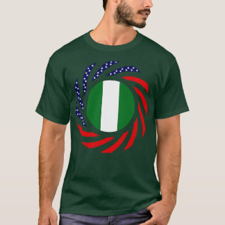 Nigeriaanse Amerikaanse Multinationale Patriot Fla T-shirt