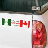 Nigeriaanse Canadees Bumpersticker (Op Truck)