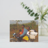 Nigeriaanse familie briefkaart (Staand voorkant)