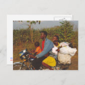 Nigeriaanse familie briefkaart (Voorkant / Achterkant)